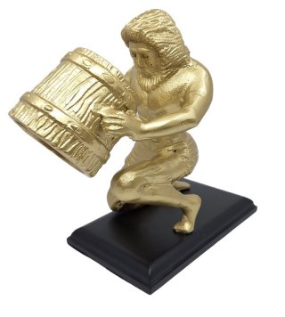 Złota figurka dekoracyjna - Wodnik- AQU2