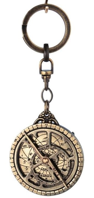 Brelok Premium Astrolabium Mosiężny - Prezent Astronomia - H80