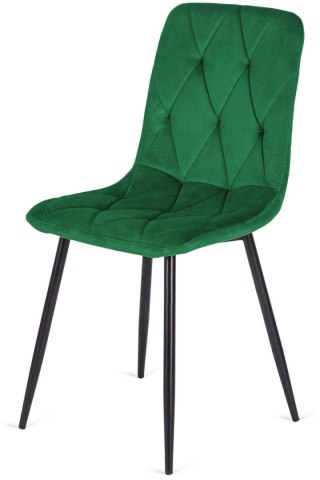Krzesło tapicerowane BORGO VELVET GREEN SMOKE