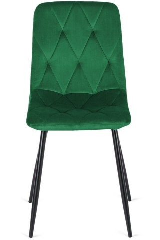 Krzesło tapicerowane BORGO VELVET GREEN SMOKE